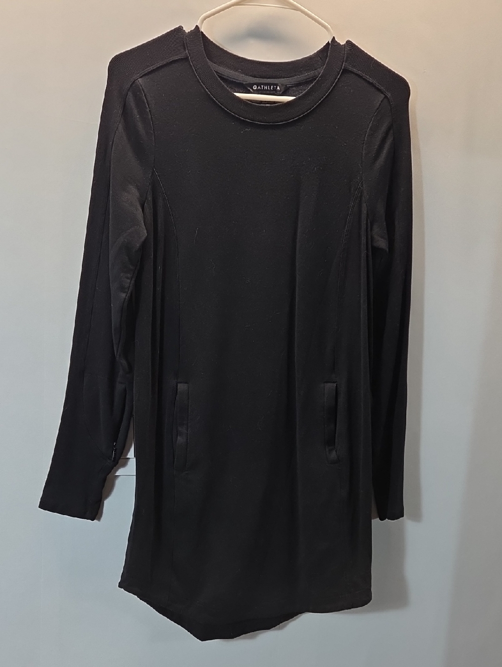 Athleta Charcoal Long Sleeve Dress Size XS